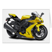 Ninja Yellow Bike (Front Horizontal)