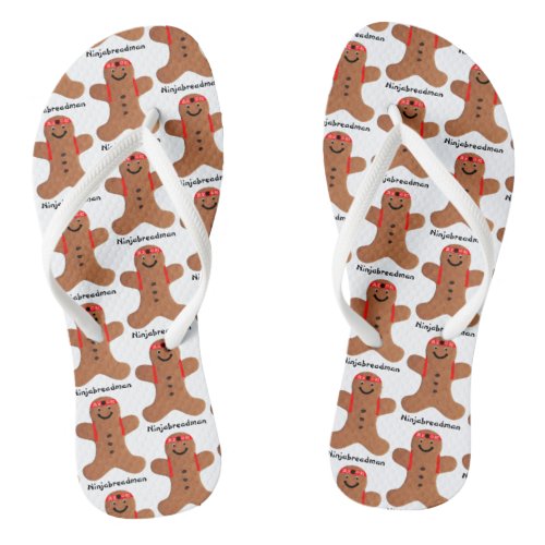 Ninjabreadman biscuit flip flops