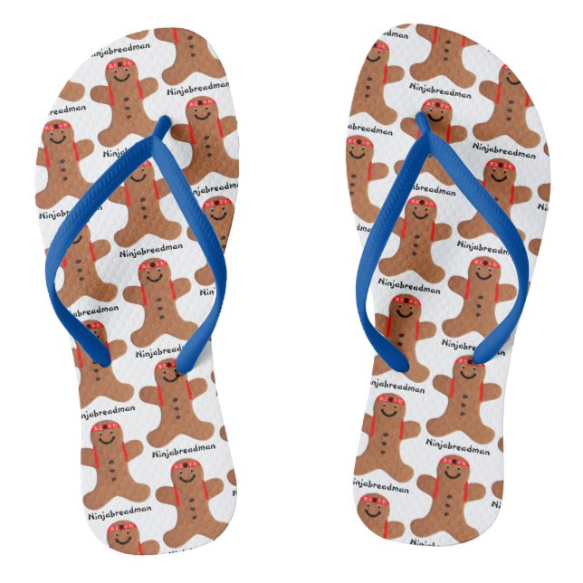Ninjabreadman biscuit flip flops (Footbed)