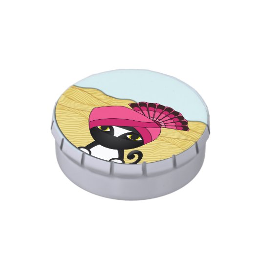 Ninjacat Visits Rajasthan Candy Tin (Side)