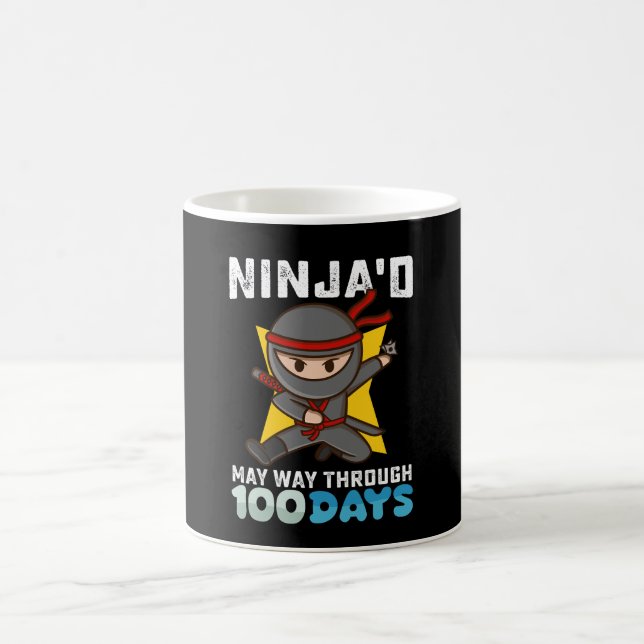 Ninja'd May Way Through 100 Days of School Coffee Mug (Center)