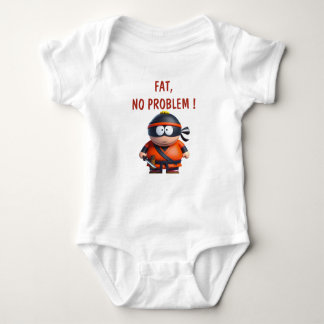 Ninjago Fat Funny Baby Bodysuit