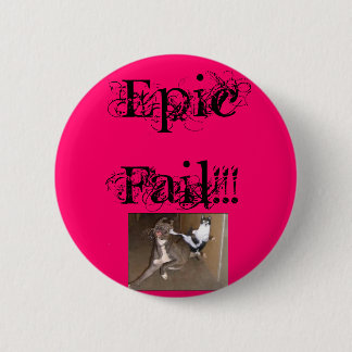 ninjakittycat, Epic Fail!!! Pinback Button