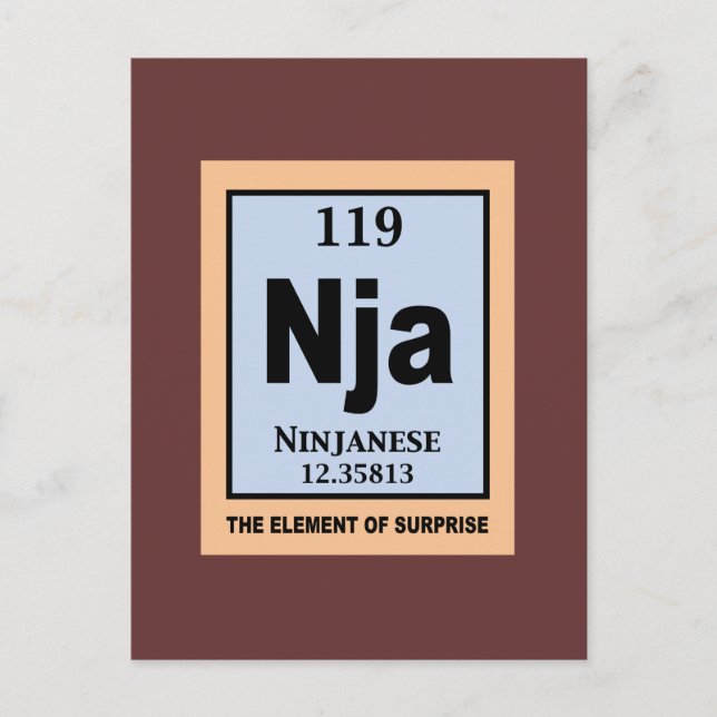 Ninjanese Postcard (Front)