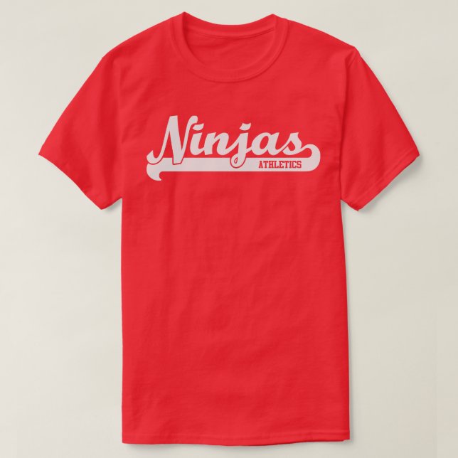 Ninjas Athletics T-Shirt (Design Front)
