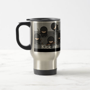 Ninjas Kick Into High Gear Commuter Mug