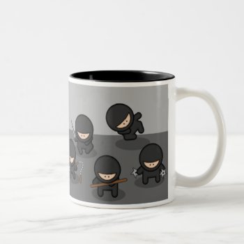 Ninjas Mug by funny_tshirt at Zazzle