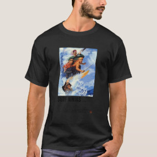 Ninjas Who Surf Poster T-Shirt
