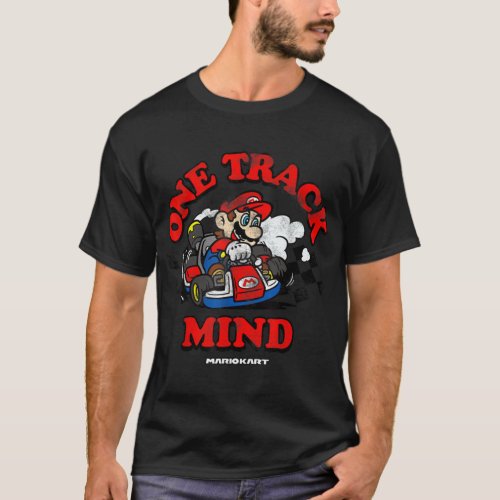 Nintendo Mario Kart One Track Mind Graphic  T_Shirt