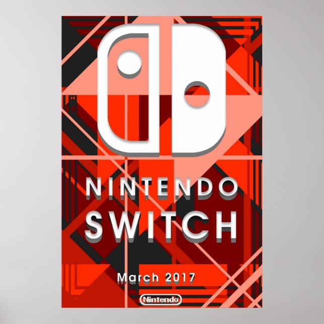 Nintendo Switch Abstract Poster (Front)
