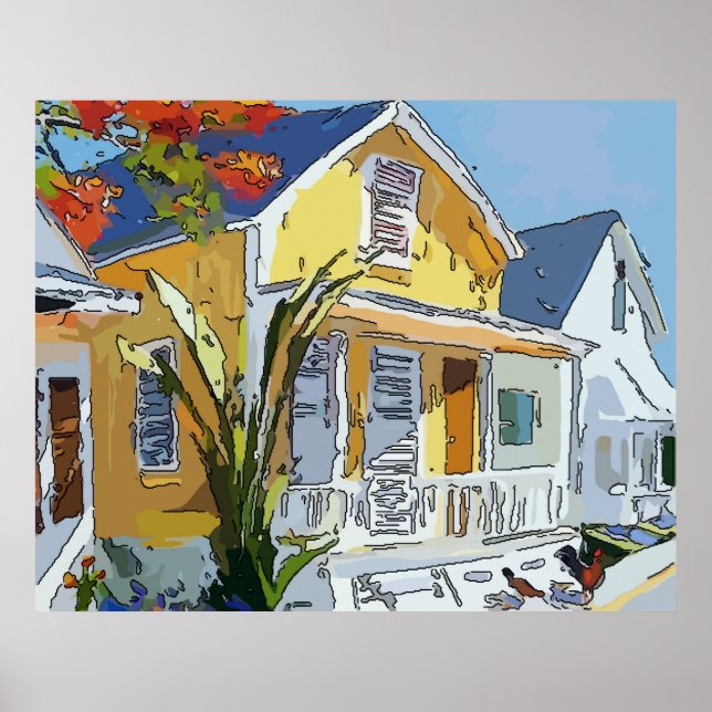 Ninth Ward Rooster Poster (Front)