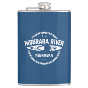 Niobrara River Nebraska Kayaking Flask