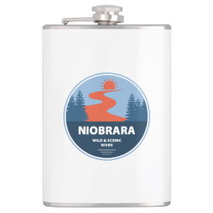 Niobrara Wild And Scenic River Nebraska Flask