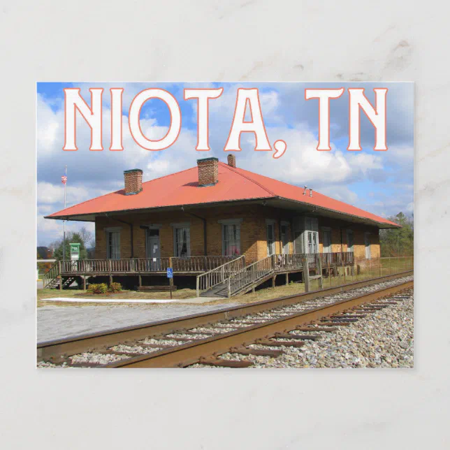 Niota, TN Historic 1854 Train Station Postcard Zazzle