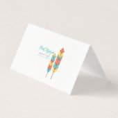 Nipigon Feathers Folded Notes (Front)