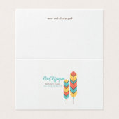 Nipigon Feathers Folded Notes (Outside Unfolded)