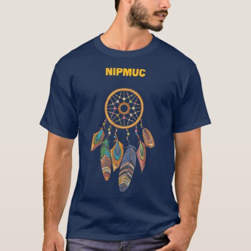Nipmuc Tribe Native American Indian Retro Dream T_Shirt