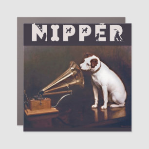 Nipper The Dog His Master's Voice Car Magnet
