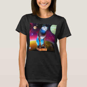 Nipper, The RCA Dog Outer Space & Galaxy T-Shirt