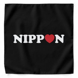 Nippon Love Heart Bandana