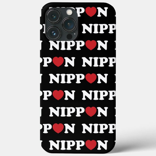 Nippon Love Heart Case-Mate iPhone Case (Back)
