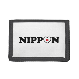 Nippon Love Heart Flag Tri-fold Wallet