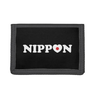 Nippon Love Heart Flag Trifold Wallet