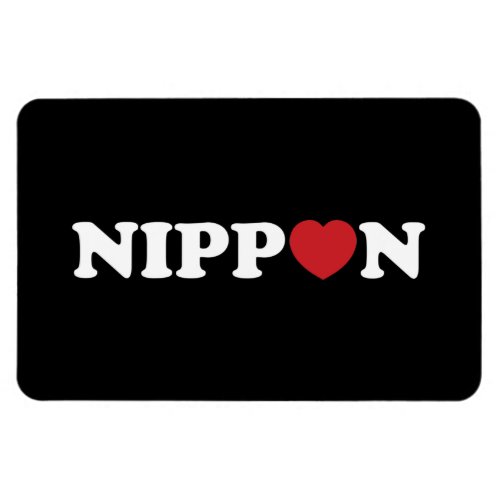 Nippon Love Heart Magnet