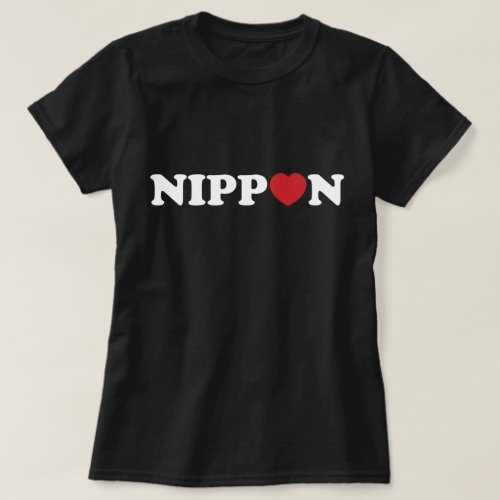 Nippon Love Heart T_Shirt