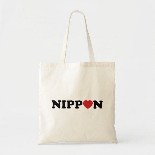 Nippon Love Heart Tote Bag