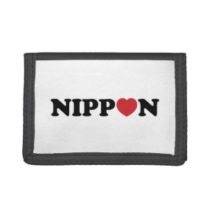 Nippon Love Heart Tri-fold Wallet