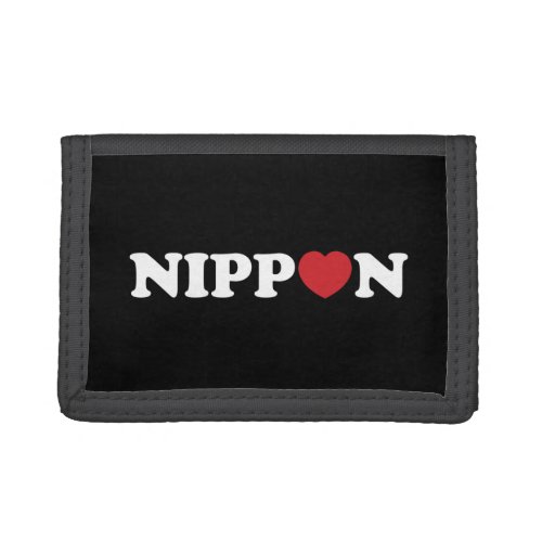 Nippon Love Heart Trifold Wallet