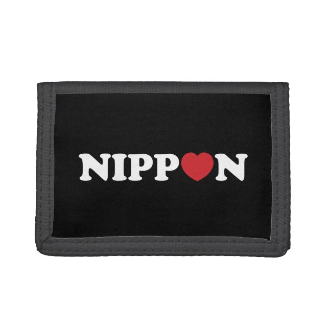 Nippon Love Heart Trifold Wallet (Front)