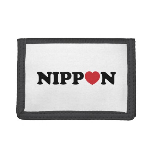 Nippon Love Heart Trifold Wallet