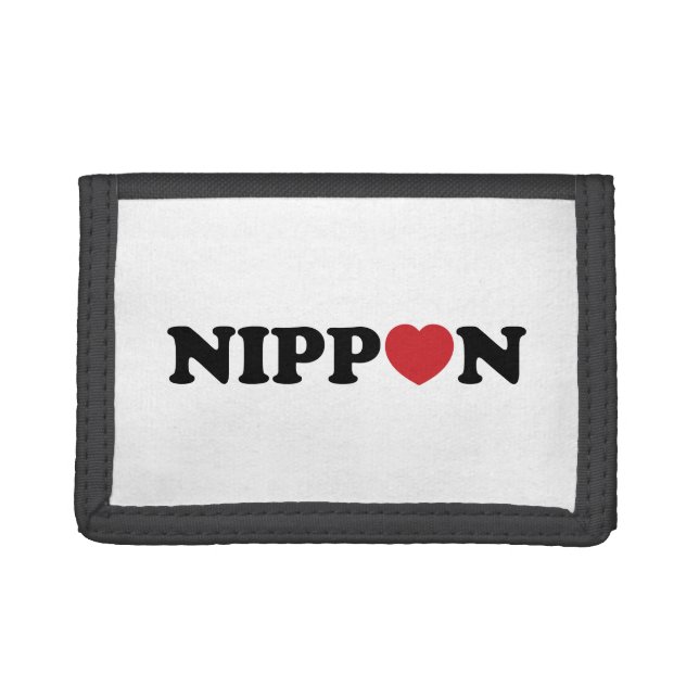 Nippon Love Heart Trifold Wallet (Front)