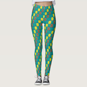 Nippon periodic table patriotic leggings 5