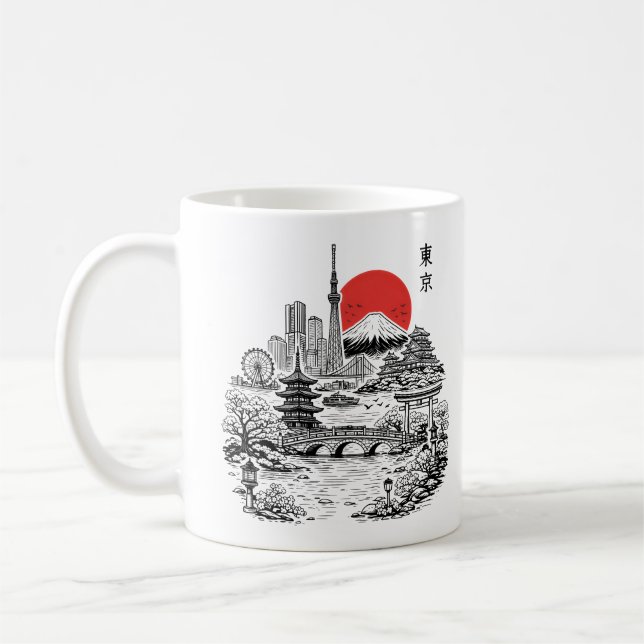 Nippon Sakura Tokyo Sakura  Coffee Mug (Left)