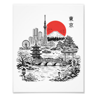 Nippon Sakura Tokyo Sakura  Photo Print