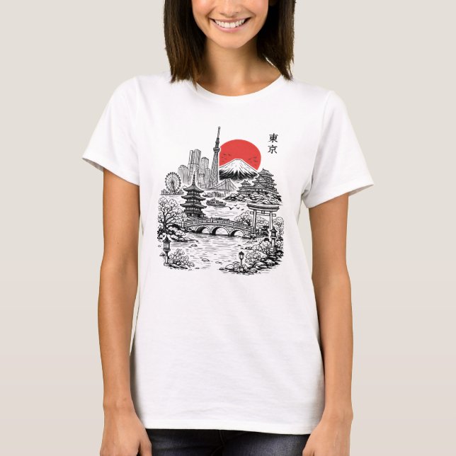 Nippon Sakura Tokyo Sakura  T-Shirt (Front)