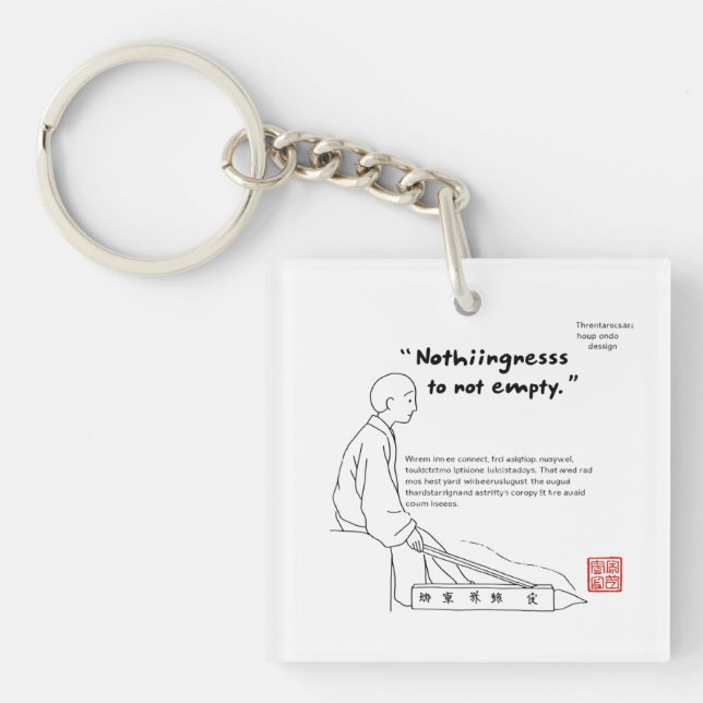 Nippon Sensitivity01 Keychain (Front)