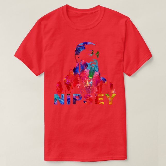 Nipsey Hussle Tribute T-Shirt (Design Front)