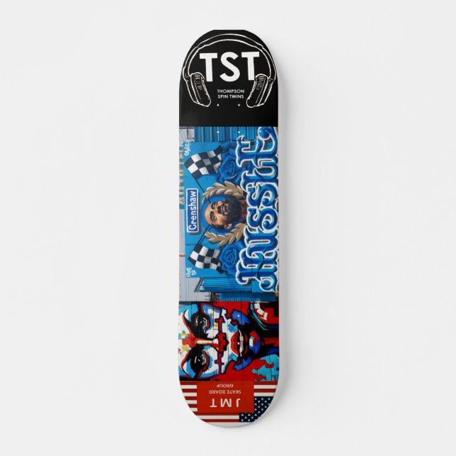 NIPSEY THE GREAT Skateboard, 7¾" Deck (Front)