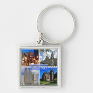 NIR003 BELFAST, Northern Ireland, Keychain