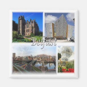 NIR006 BELFAST, Northern Ireland, Fridge Magnet