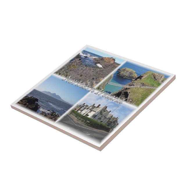 NIR007 NORTHERN IRELAND, Mosaic, Ceramic Tile (Side)