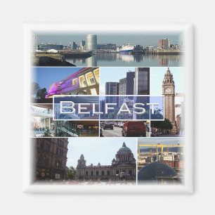 NIR008 BELFAST, Northern Ireland, Fridge Magnet