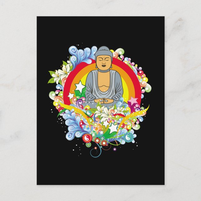 Nirvana Buddha Postcard (Front)