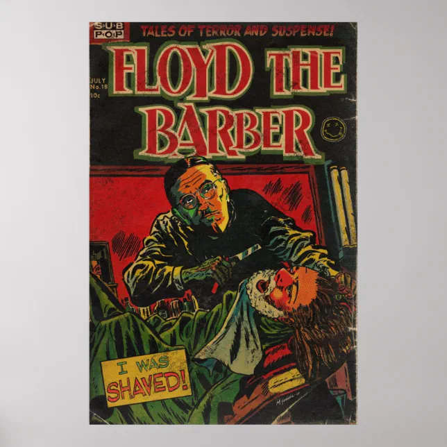 Nirvana Floyd The Barber Andy Griffith Parody Com Poster | Zazzle