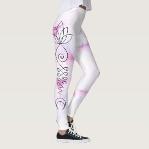 *~*  Nirvana Moon Lotus Path To Enlightenment Leggings