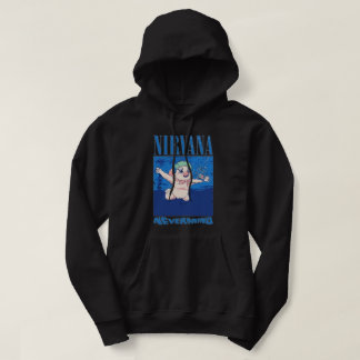 Nirvana Nevermind Anime Parody Design – Retro Grun Hoodie